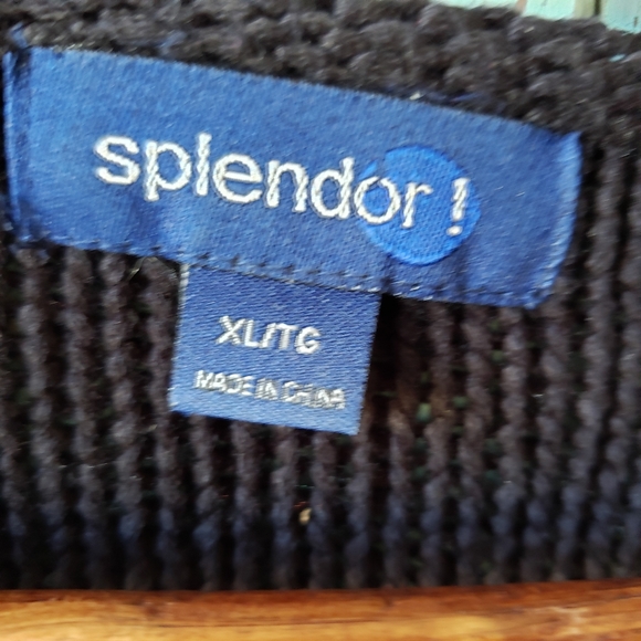 Splendor Size XL Button Down Sweater - Picture 2 of 8